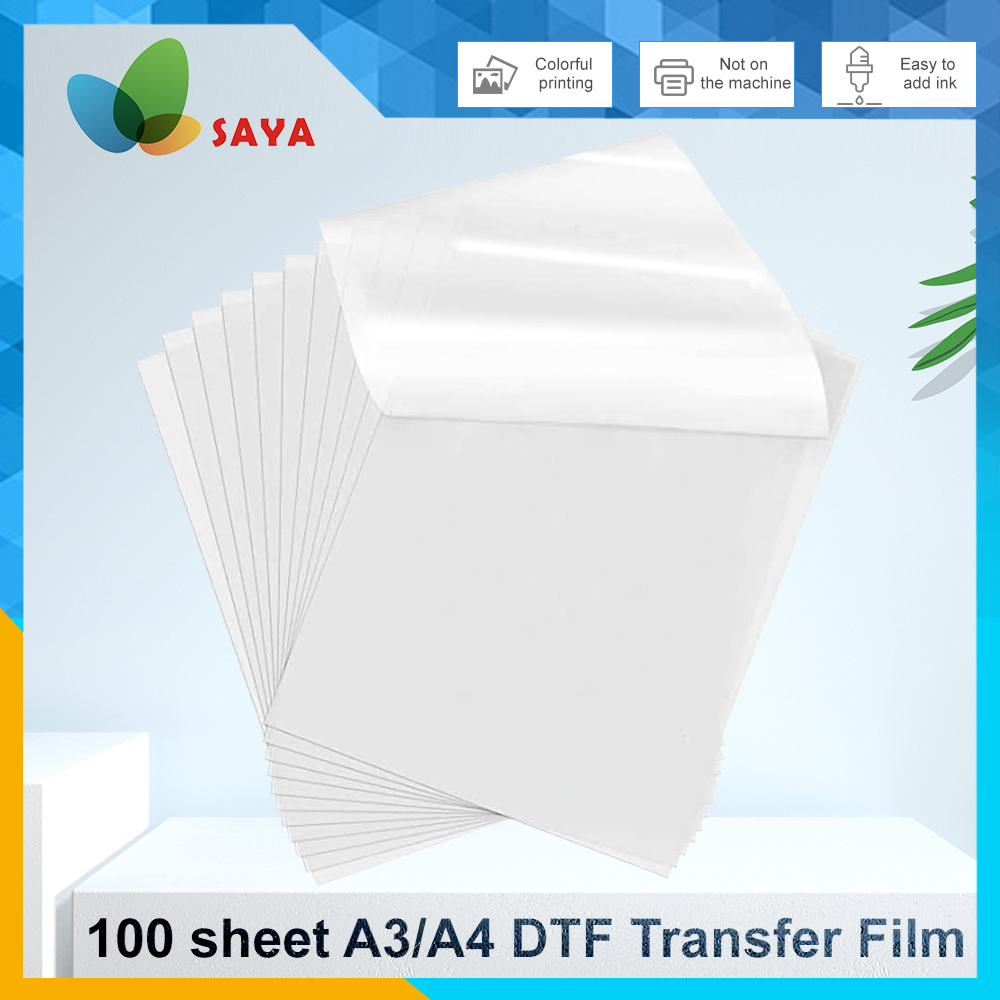 Ink Blotter Paper - 50/100 Stuks DTF Film A3/A4 Dubbelzijdig