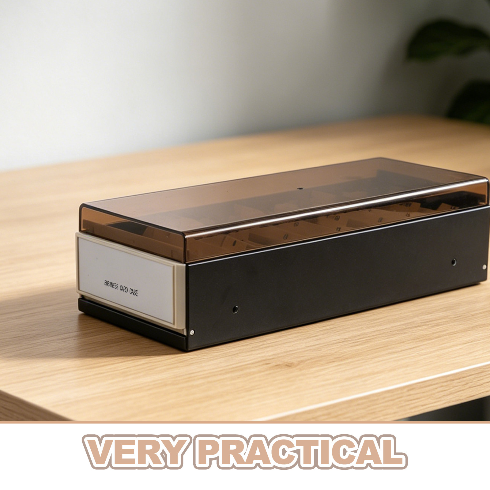 Visitekaartjeshouder met grote - Card Index Box recensie en prijs