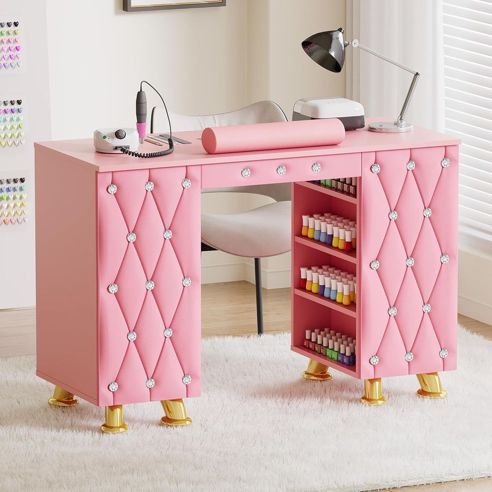 Manicuretafel Nageltafel met s - Leather Desk Pad recensie en prijs