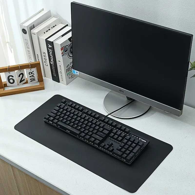 Roze effen kleur lederen burea - Leather Desk Pad recensie en prijs