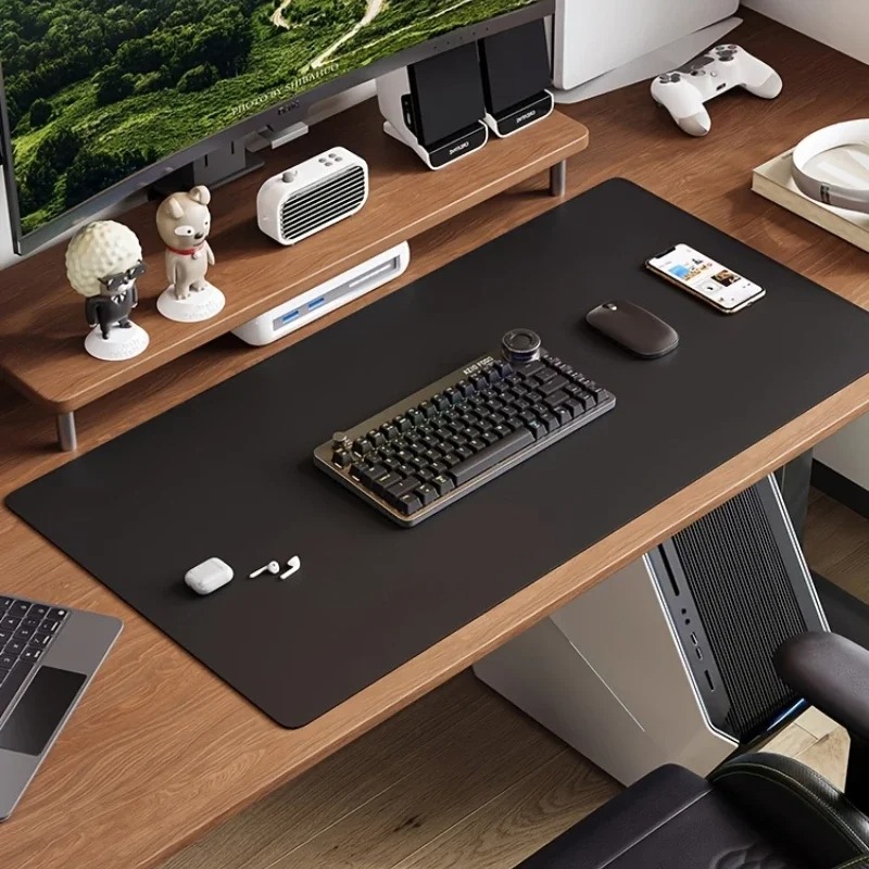 Roze effen kleur lederen burea - Leather Desk Pad recensie en prijs