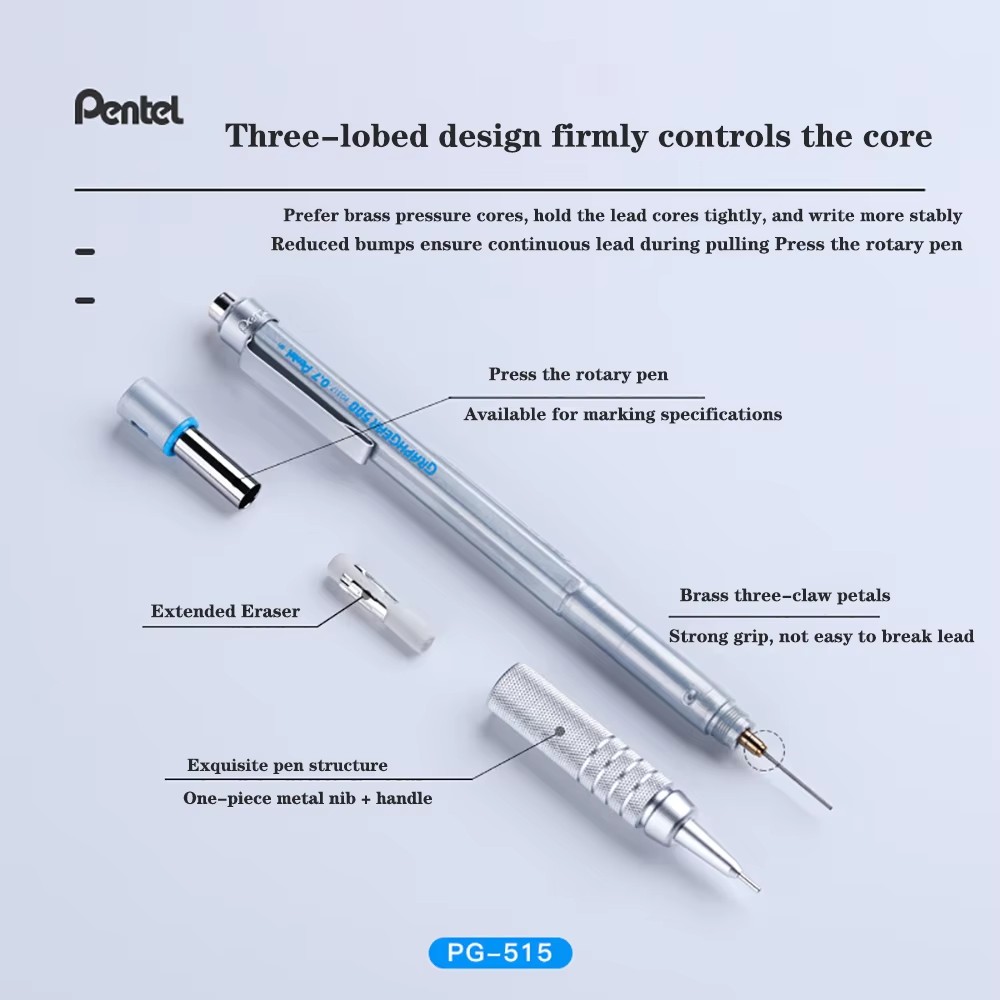 1pc Pentel Graphgear 500 Opste - Mechanical Pencil 0.3 recensie en prijs